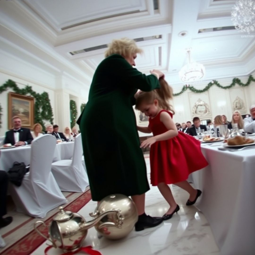 At our family Christmas dinner, my four-year-old daughter accidentally spilled a drink. My mother-in-law’s reaction stunned everyone—and my husband just laughed. Then my seven-year-old son stood up and revealed something about his grandmother that silenced the room.