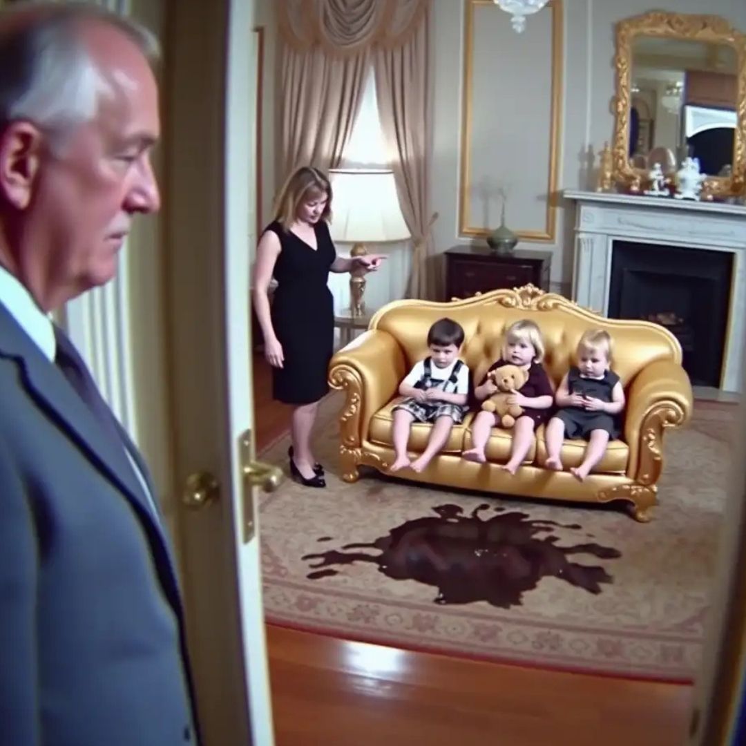 A millionaire widower hid to watch how his girlfriend treated their triplets… until the truth came out and changed everything.