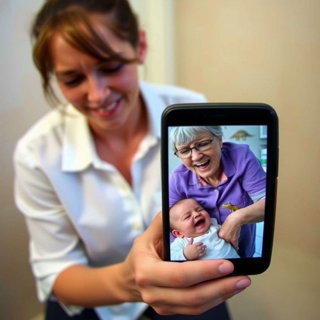 ‘Who usually takes care of your baby during the day?’ the doctor asked with a tense voice. I replied, ‘My mother-in-law. Why?’ He hesitated, then said, ‘Don’t confront her yet. Just… install a camera.’ The next day, I watched the footage—and I dropped to the floor, screaming.