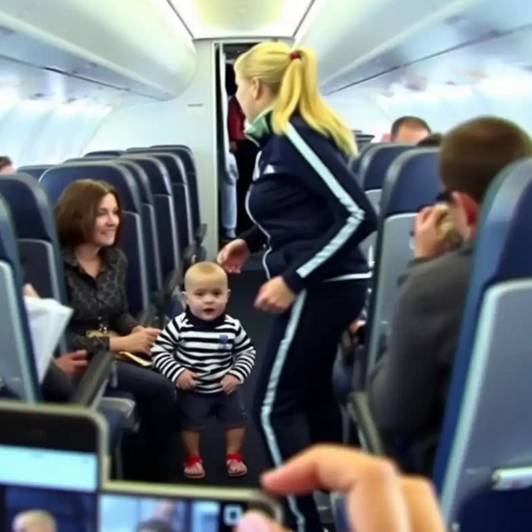 “I don’t care if you’re sick—my child comes first. He deserves your seat!” she screamed. What followed left the entire gate speechless.