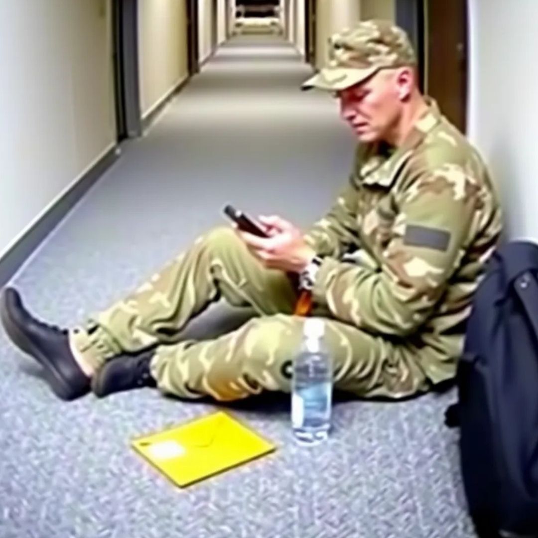 He dreamed of taking just one day off to be there for his child’s birth, only to find himself stuck on a flight delayed over and over again.