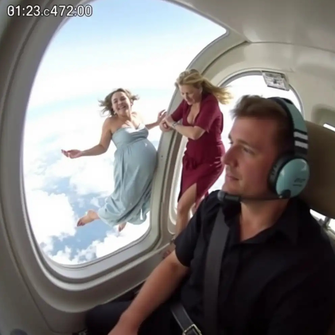 The mistress kicks pre/gnant wife off the plane — but all changes when her CEO father steps off the plane