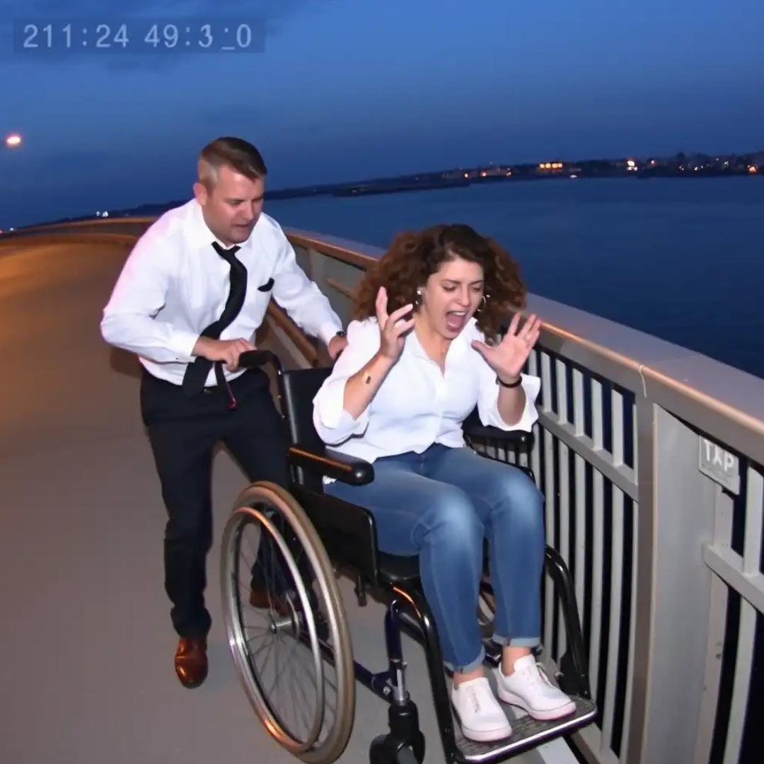 After the accident, I faked paralysis in both of my legs to test my husband’s loyalty. When I returned from the hospital, he coldly told me, “We should get a divorce. I can’t live with the burden of a useless, paralyzed woman.” When I refused, he dragged me to a bridge, intent on throwing me into the river. But what he saw next was a nightmare he could never have imagined..