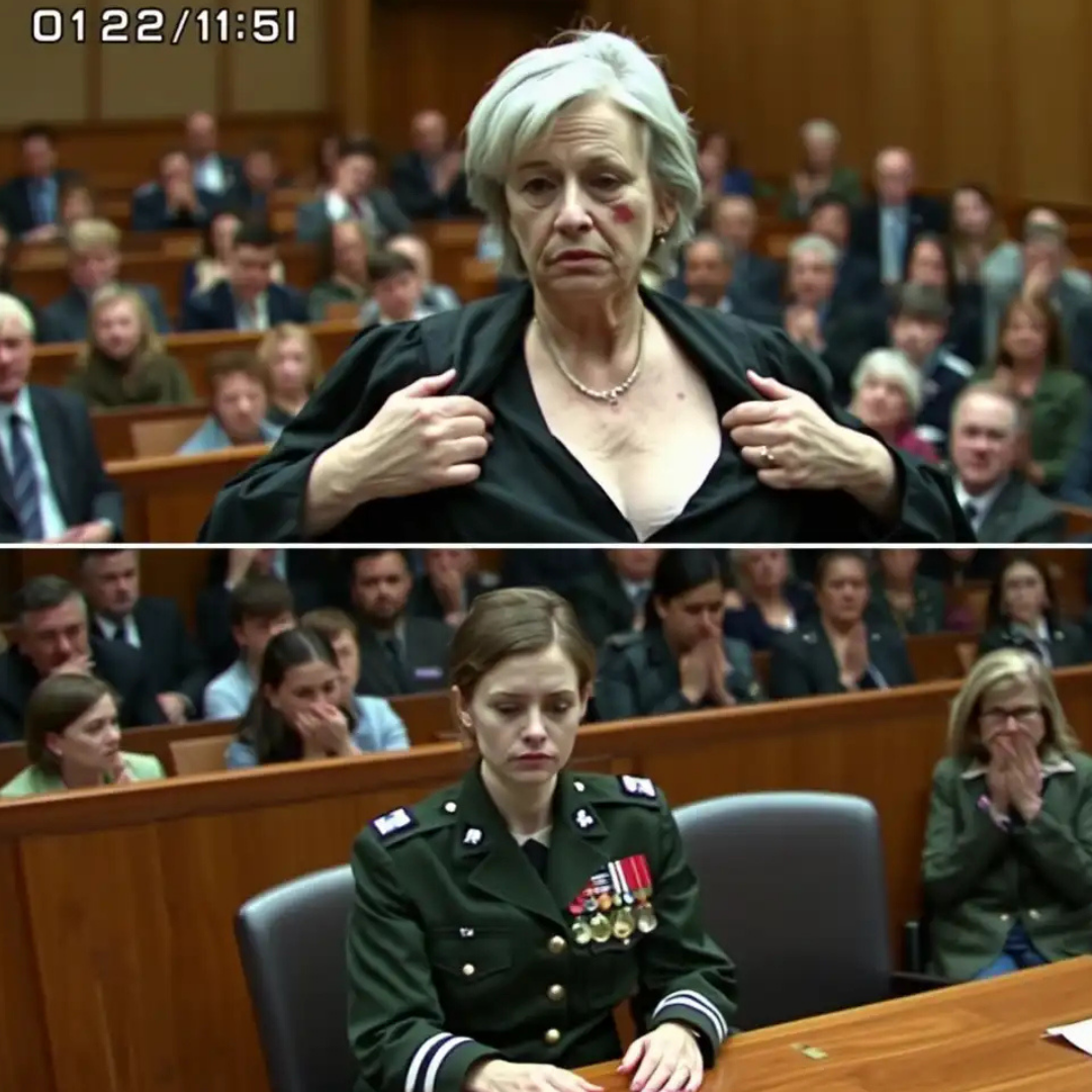 My family sued me as a fake veteran. “She never served. She stole our name. She made it all up,” my mother hissed in court. I didn’t flinch—just looked at the judge. She stood up slowly. A hidden payback. And then she took off her robe.