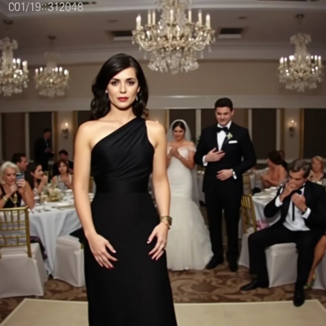 They Whispered and Laughed When I Walked in Alone — Then the Groom’s Uncle Stood Up and Bowed.