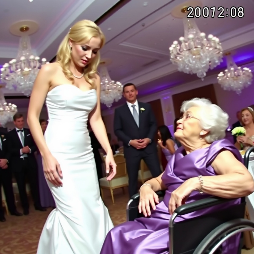 At my grandson’s wedding, they seated me in a hidden corner “because I might need quiet.” As the future bride walked past, she brushed against my cane. Her little boy, from a previous relationship, hurried over and picked it up for me. Then he whispered, “Great-Grandma… she hid a photo in her shoe. Do you want me to… spill something on it?”