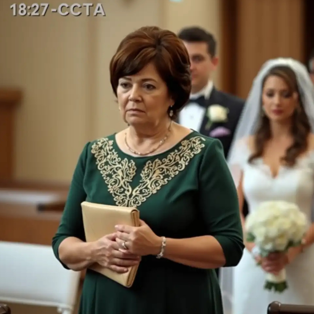 HERE’S THE OLD GREEN DRESS THEY MOCKED… UNTIL THE BRIDE STOPPED THE WEDDING AND SAID, “NO ONE MOVES UNTIL HIS MOTHER STANDS BESIDE ME”