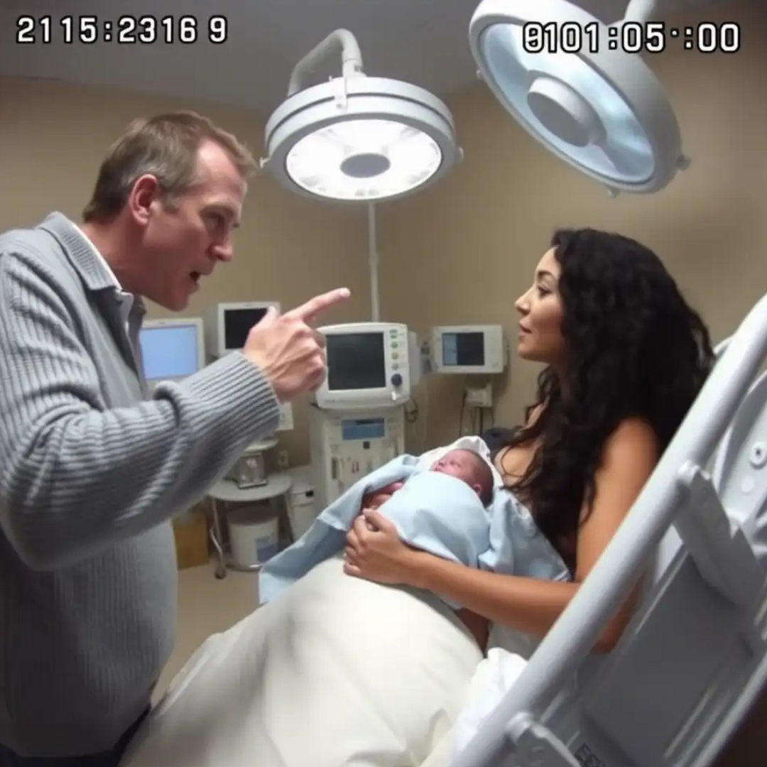 My hubby grabbed our baby for the first time, then yelled, “This is not my child, I need a dna test!” Everyone went quiet. I laughed it off, but he wasn’t joking. He shouted at my smile, “You have betrayed me, that’s why you are smiling at me, this is not my child.” When the doctor… arrived with the results, tense! Yelled, “Security!” He sh0cked…