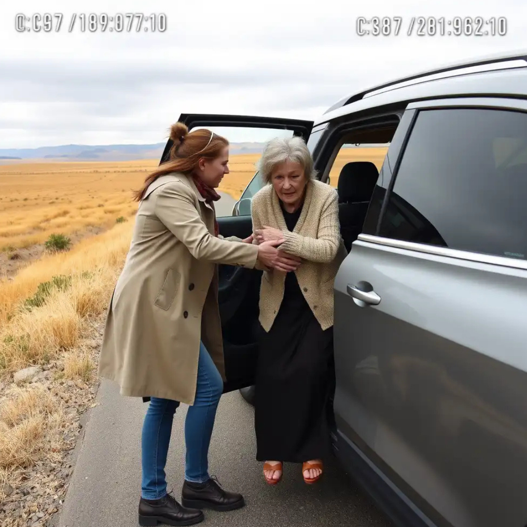 A woman, trying to get rid of her mother, left her by the roadside and simply drove away; but the daughter couldn’t even imagine what would happen very soon.