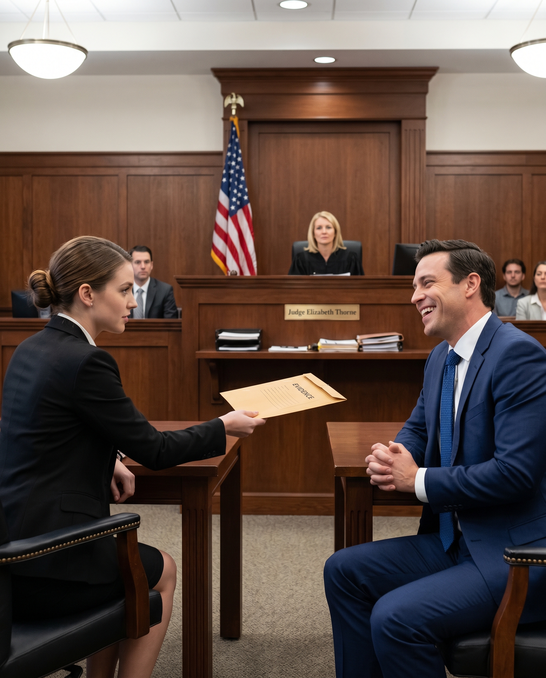 Ten minutes into our divorce trial