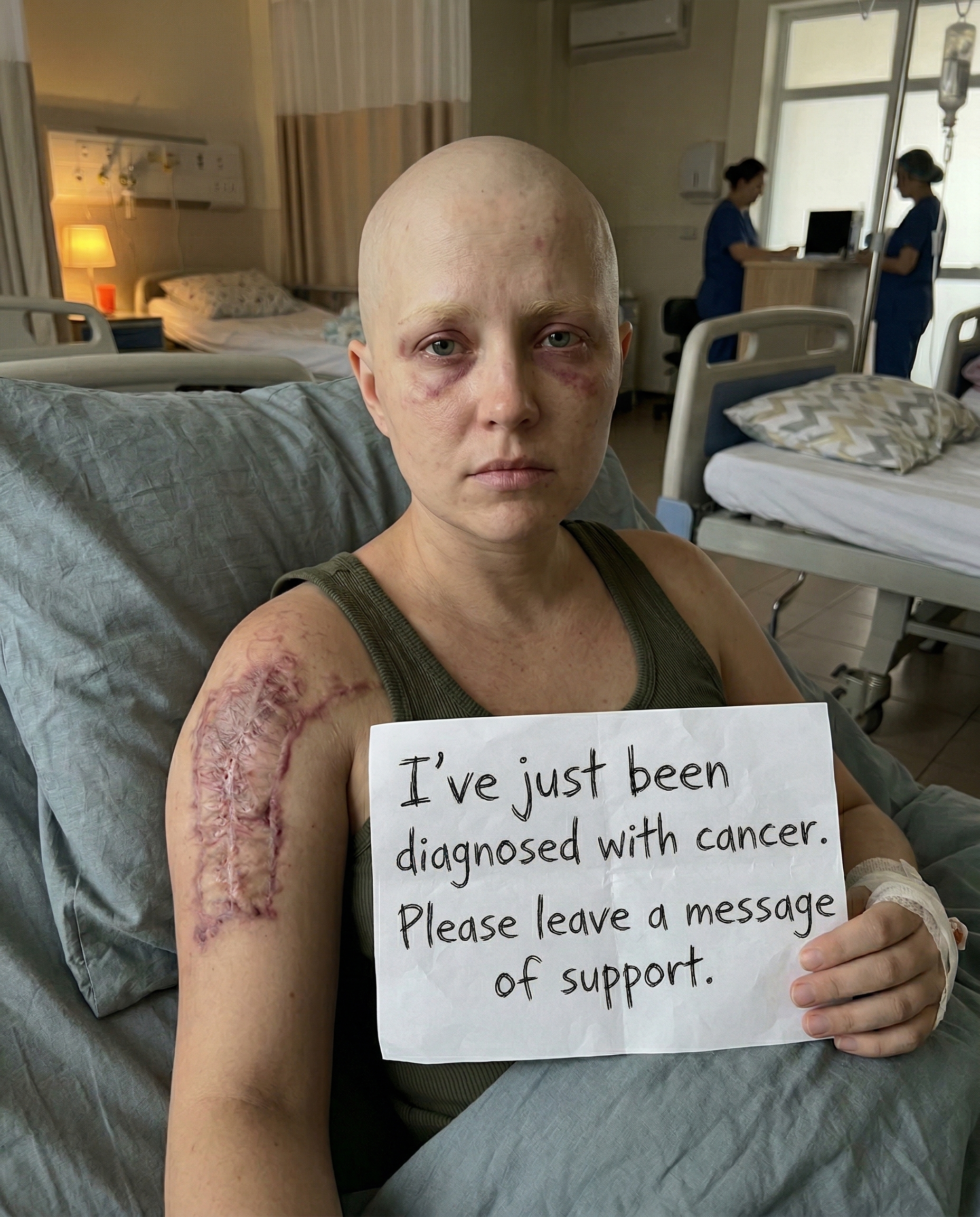 I remember exactly the day my life changed. It wasn’t a sudden shock, it was more like a shadow that slowly appeared and then took over everything. It started with that bruise on my arm… I didn’t pay much attention at first, I thought I’d bumped myself playing.