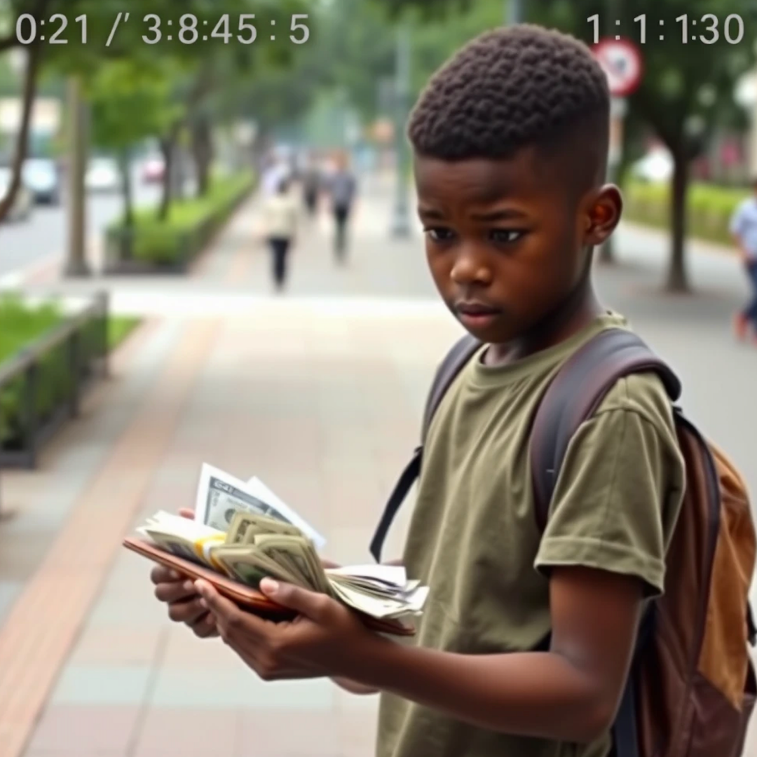 Poor Black Boy Found a White Billionaire’s Wallet — His Honest Act Changed His Life Forever.