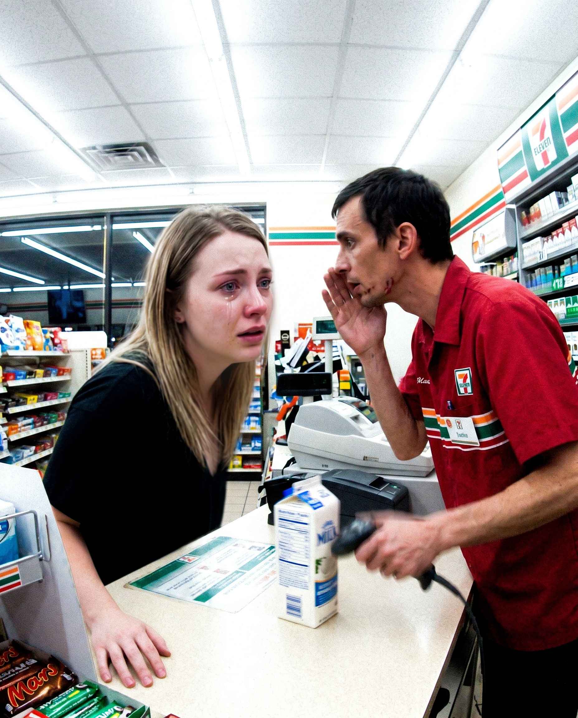 MY MOTHER SPENT EIGHT YEARS WEEPING AT MY BROTHER’S GRAVE… UNTIL YESTERDAY, I SAW HIM WORKING THE REGISTER AT A 7-ELEVEN AS IF HE HAD NEVER DIED. WHEN HE TURNED AROUND, HE LOOKED ME STRAIGHT IN THE EYE AND SAID: “DON’T TELL DAD YOU FOUND ME.”