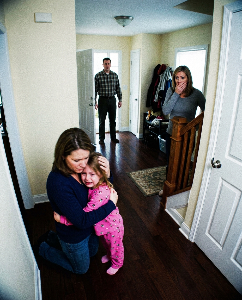 I thought the hospital call was the worst moment of my life, until my barely conscious 7-year-old daughter opened her eyes and apologized. What she whispered about her father, Aunt Serena, and what happened inside our house made my military instincts return instantly.