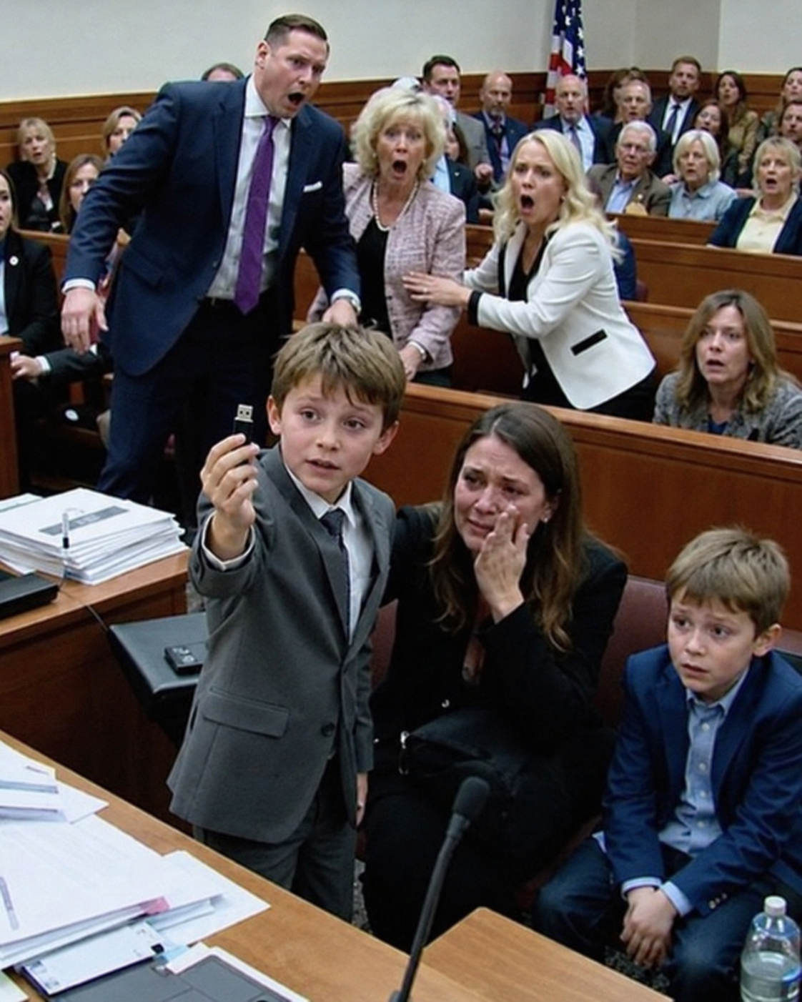PART 3 AND FULL STORY: A 9-Year-Old Boy Pulled a USB Drive Out in the Middle of Court5- 019