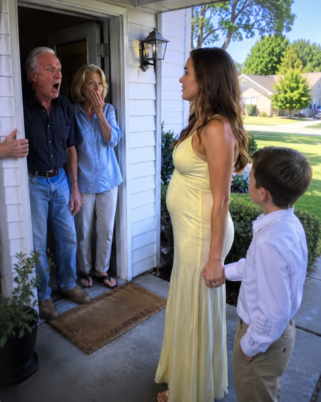 Her Parents Kicked Her Out for Getting Pregnant at 19, But 10 Years Later She Came Back With Her Son, and One Sentence Destroyed the Entire Family
