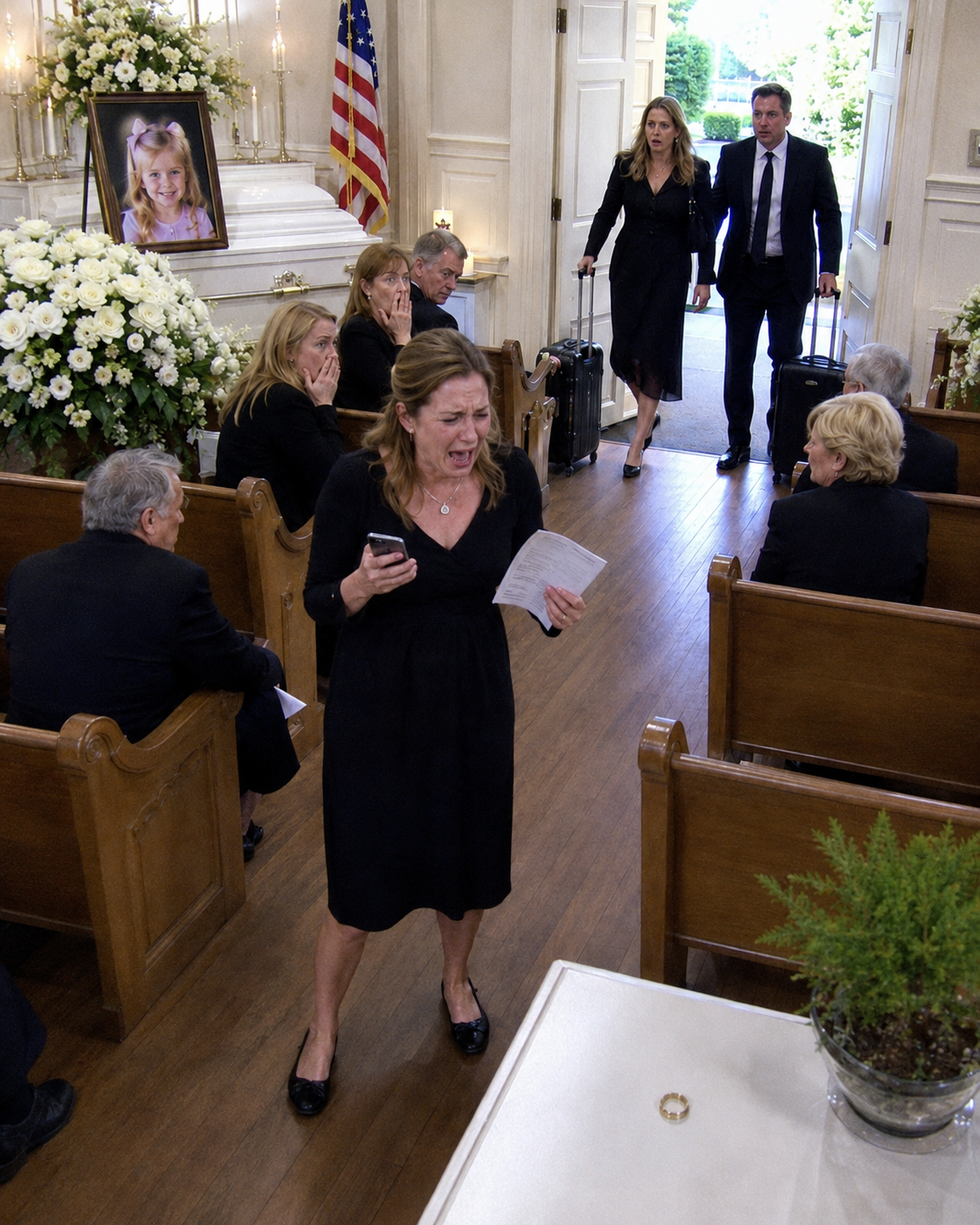 My Sister Left Her Sick Daughter For A Secret Trip With My Husband—But At Lily’S Funeral, She And My Husband Walked Into The Chapel Dragging Matching Suitcases