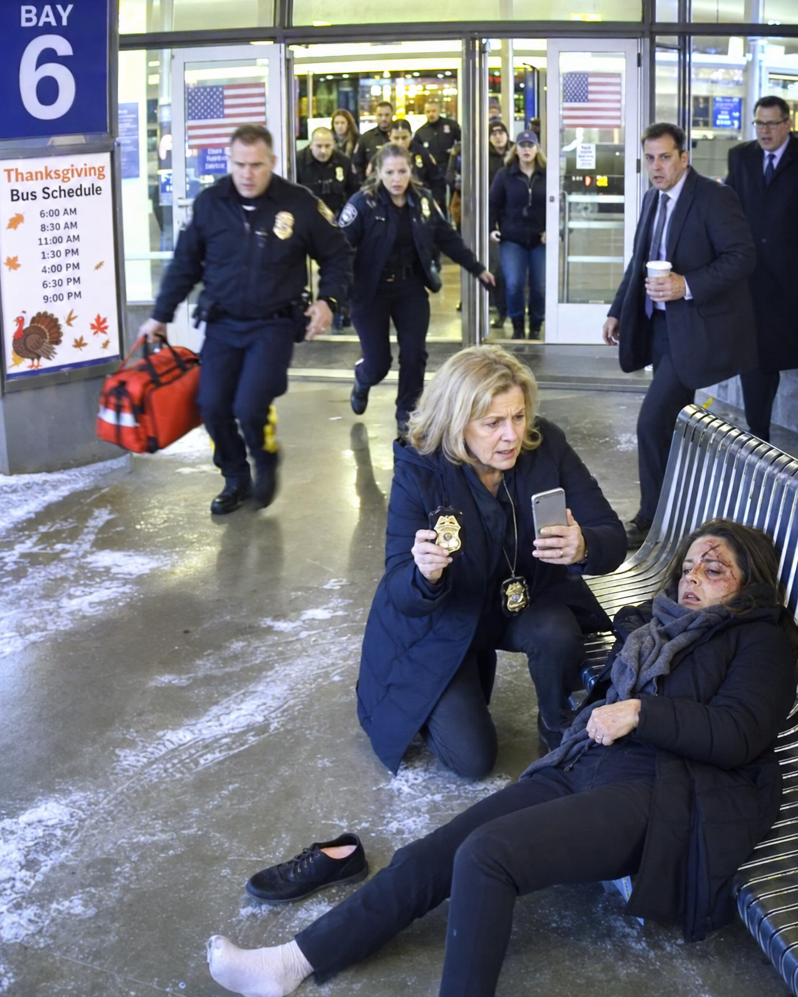 He Dumped His Bruised Wife at a Bus Terminal on Thanksgiving-olive