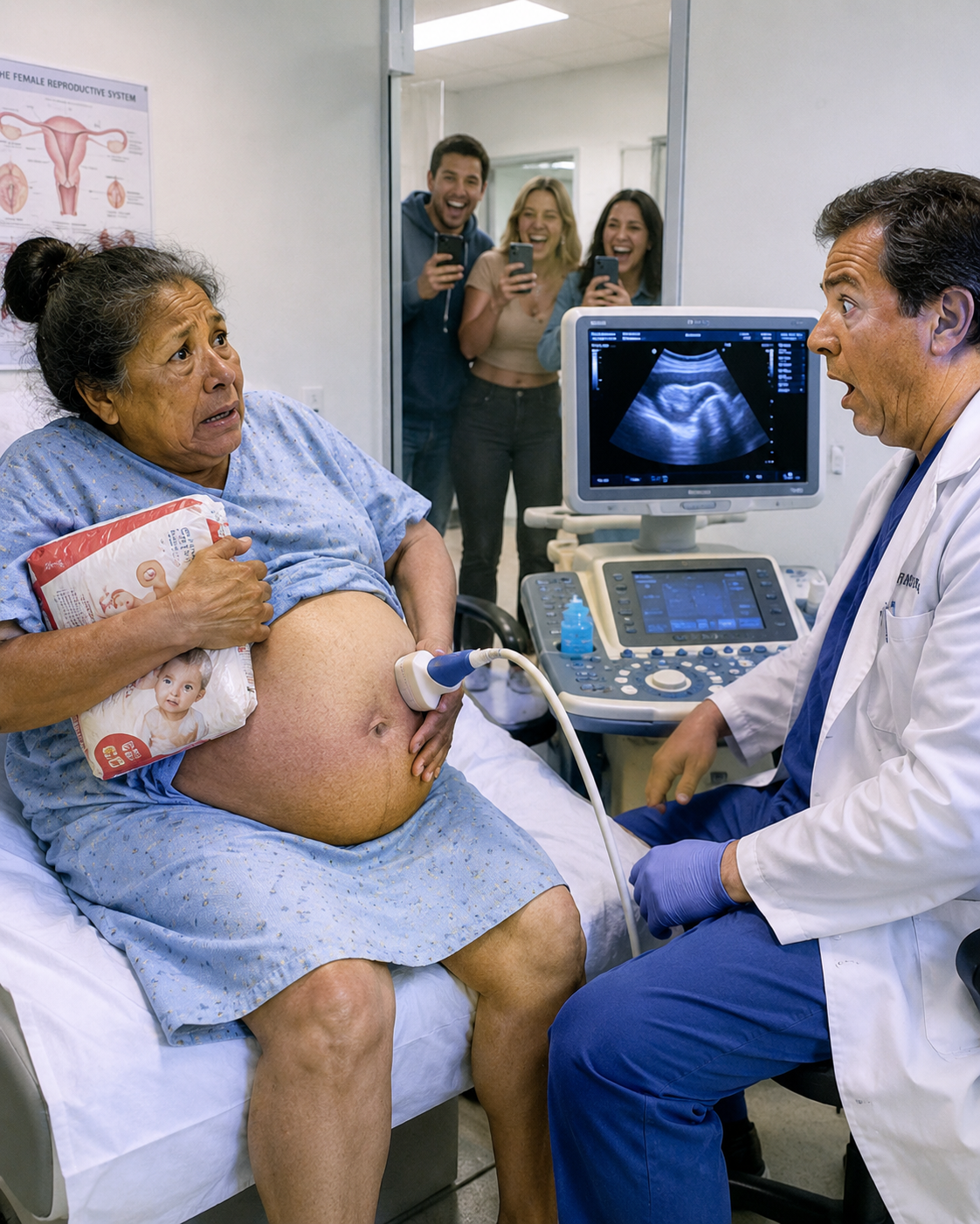 At sixty-six, Mrs. Larisa arrived at the gynecologist’s office