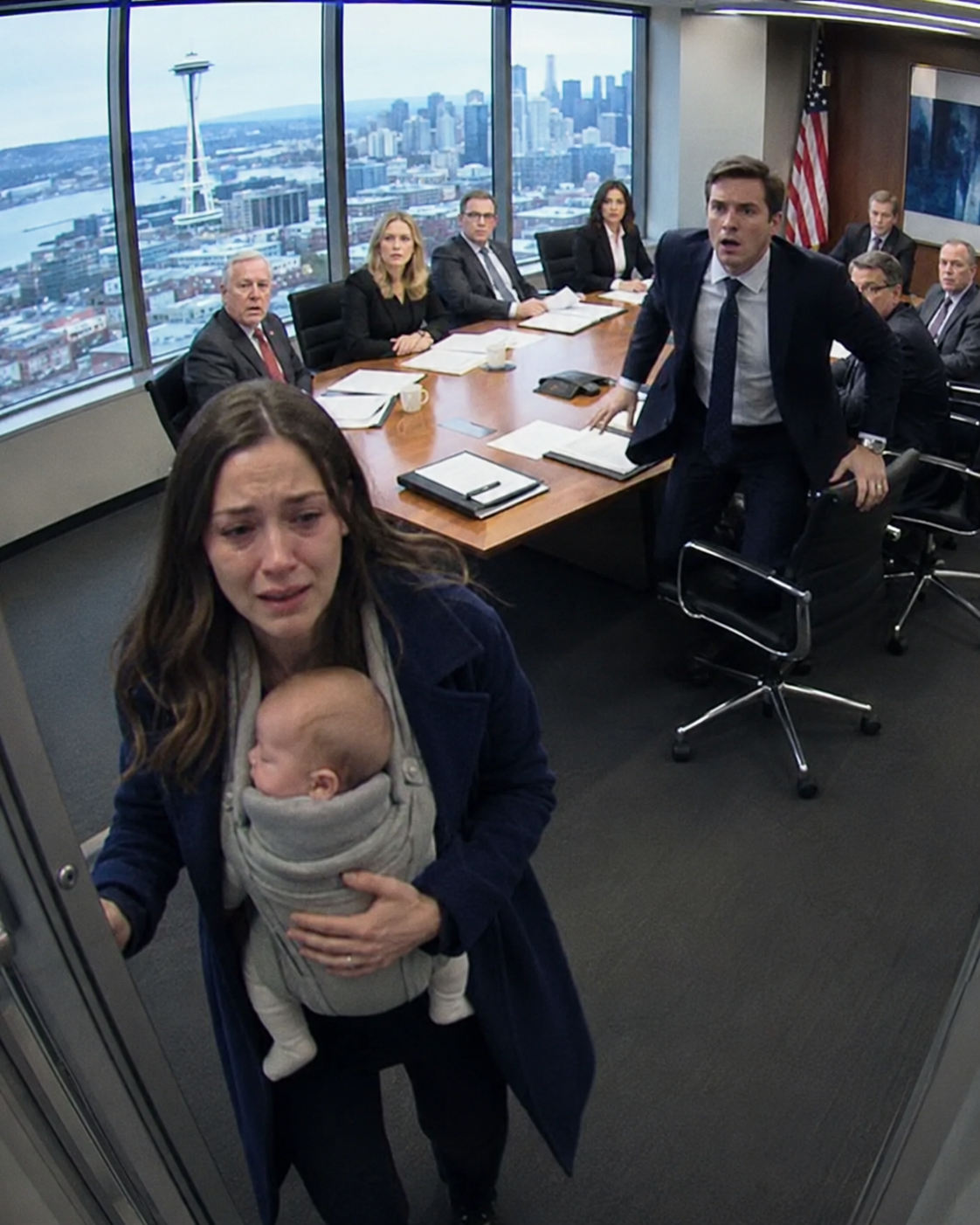 She Walked Into His Divorce Meeting Carrying His Hidden Daughter-Neyney