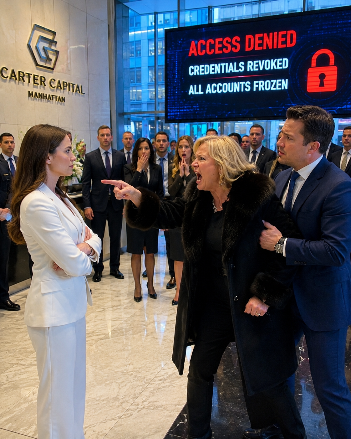 “THE DAY MY DIVORCE ENDED, MY EX-HUSBAND THOUGHT HE HAD WON MY MARRIAGE, MY COMPANY, AND MY LIFE—BUT BY NIGHTFALL, HIS MOTHER WAS SCREAMING IN OUR LOBBY.