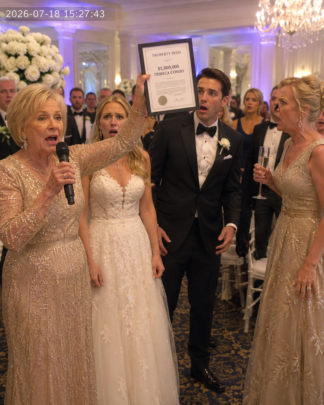 Before I married Mark, my mother made me transfer my $5 million Tribeca condo into her name. She told me, “Don’t say a word to him or his family.” I thought she was being paranoid… until my mother-in-law took the microphone at our wedding and announced my home would become her retirement plan.