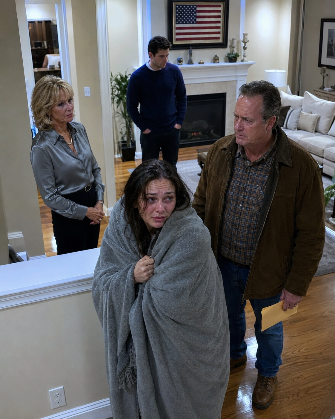 My Daughter Called Me Crying, “Dad, Please Come Get Me.” When I Reached Her In-Laws’ House, Her Mother-In-Law Blocked The Door And Said, “She’s Not Leaving.” I Stepped Past Her—And The Moment I Saw My Daughter On The Floor, I Knew This Wasn’t Family Drama. It Was A Secret They Had Buried For Months. They Expected Me To Walk Away Quietly. Instead, One Father’s Next Move Made Their Entire House Of Lies Collapse.