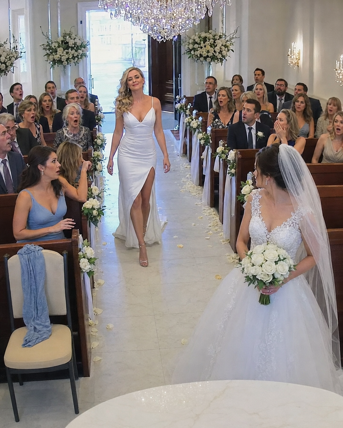 My Sister Wore White to My Wedding… But She Didn’t Know the Dress Was a Trap
