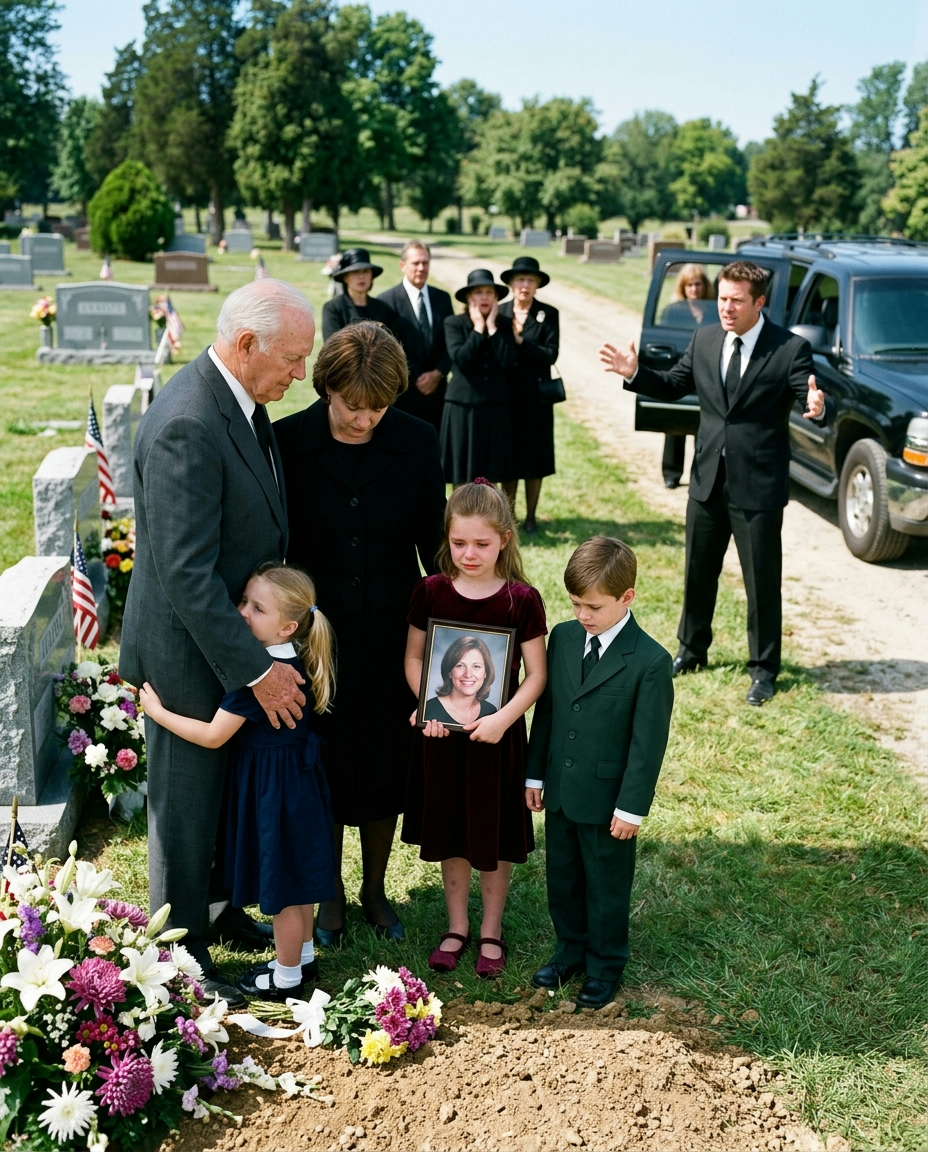 At my daughter’s funeral, my son-in-law pointed at his daughters and announced, “They’re going into foster care. I deserve a fresh start with my new fiancée.”