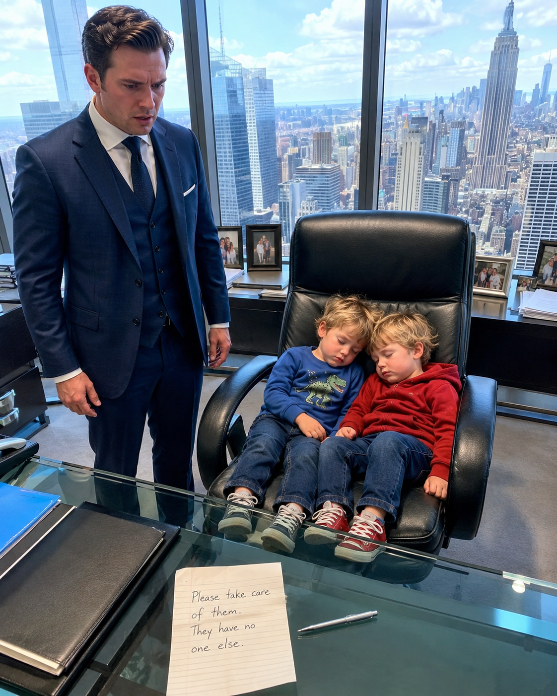 PART 2: A CEO Found Twins Sleeping in His Office Chair—Then the Note Beside Them Destroyed His Perfect Life M1