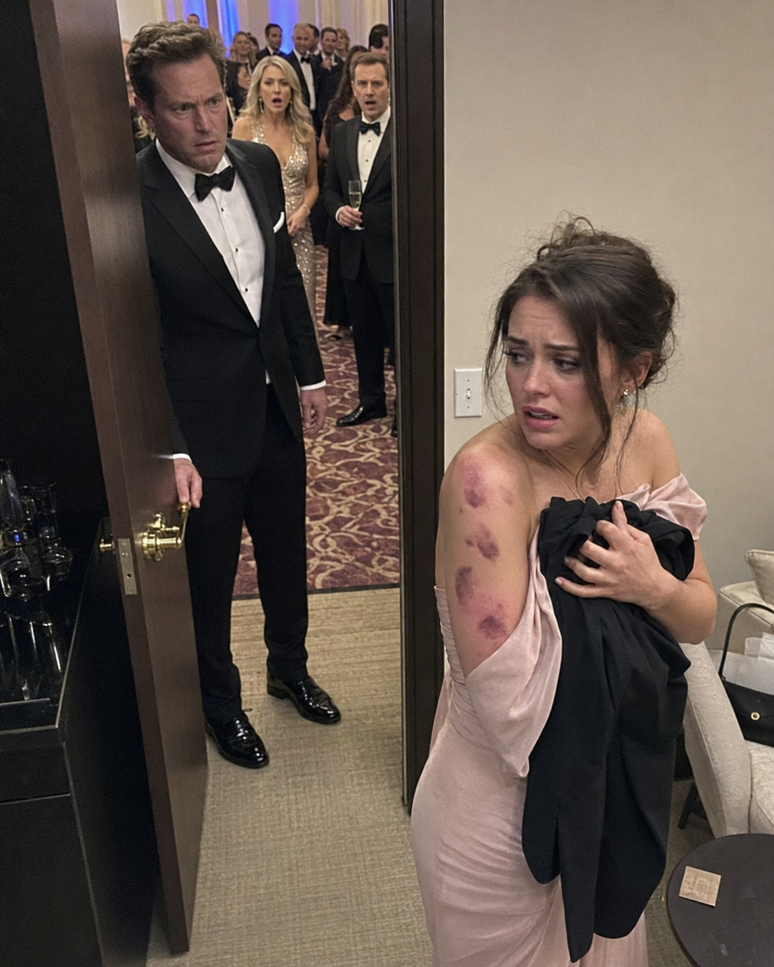 The billionaire I secretly loved walked into the wrong room and found me half-dressed
