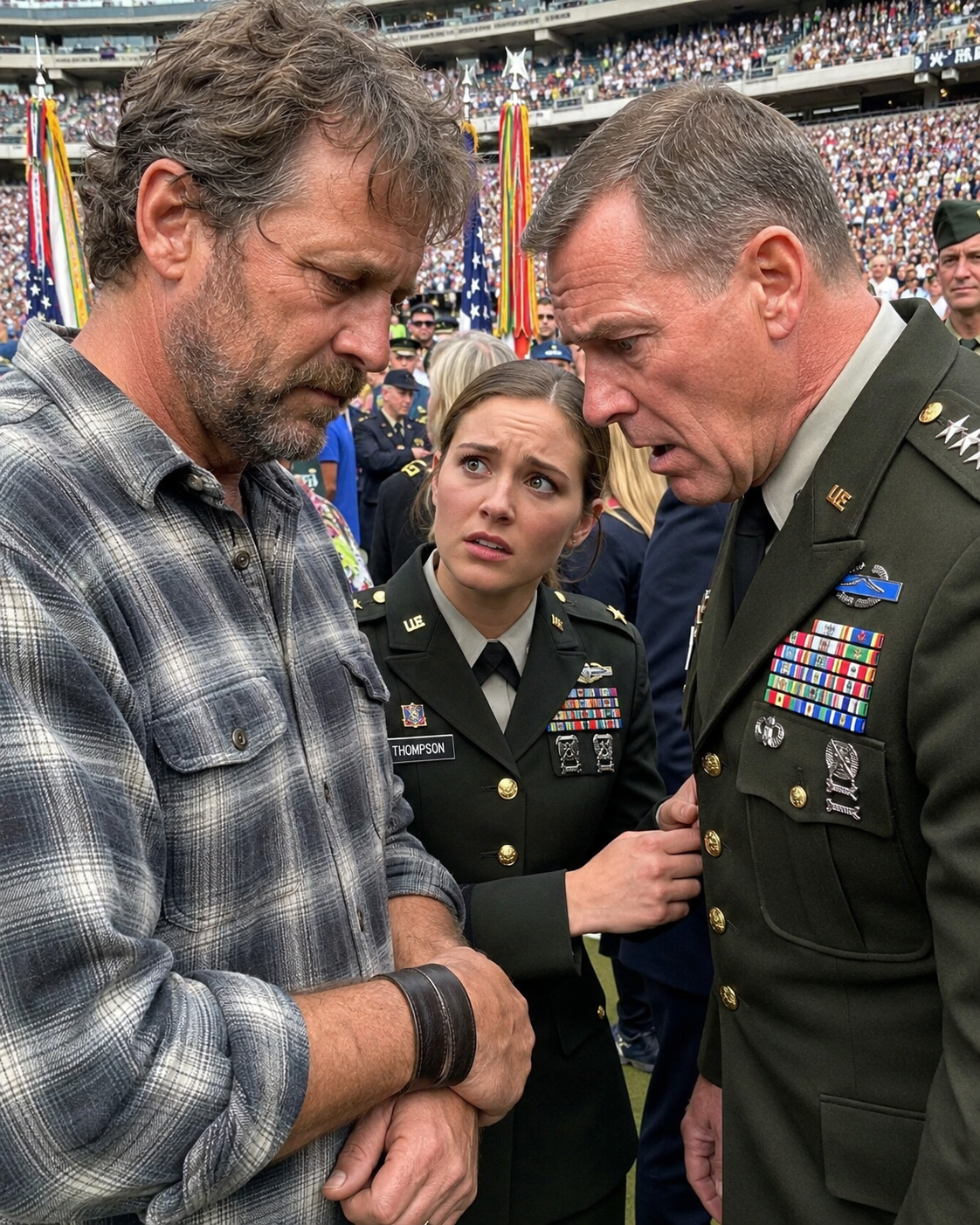 The General Saluted a Truck Driver—Then Saw the Wristband