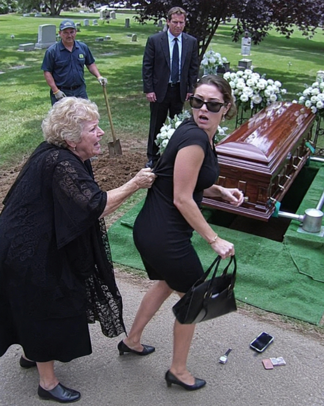 At Her Son’s Funeral, A Ringing Phone Exposed The Casket Lie-jeslyn