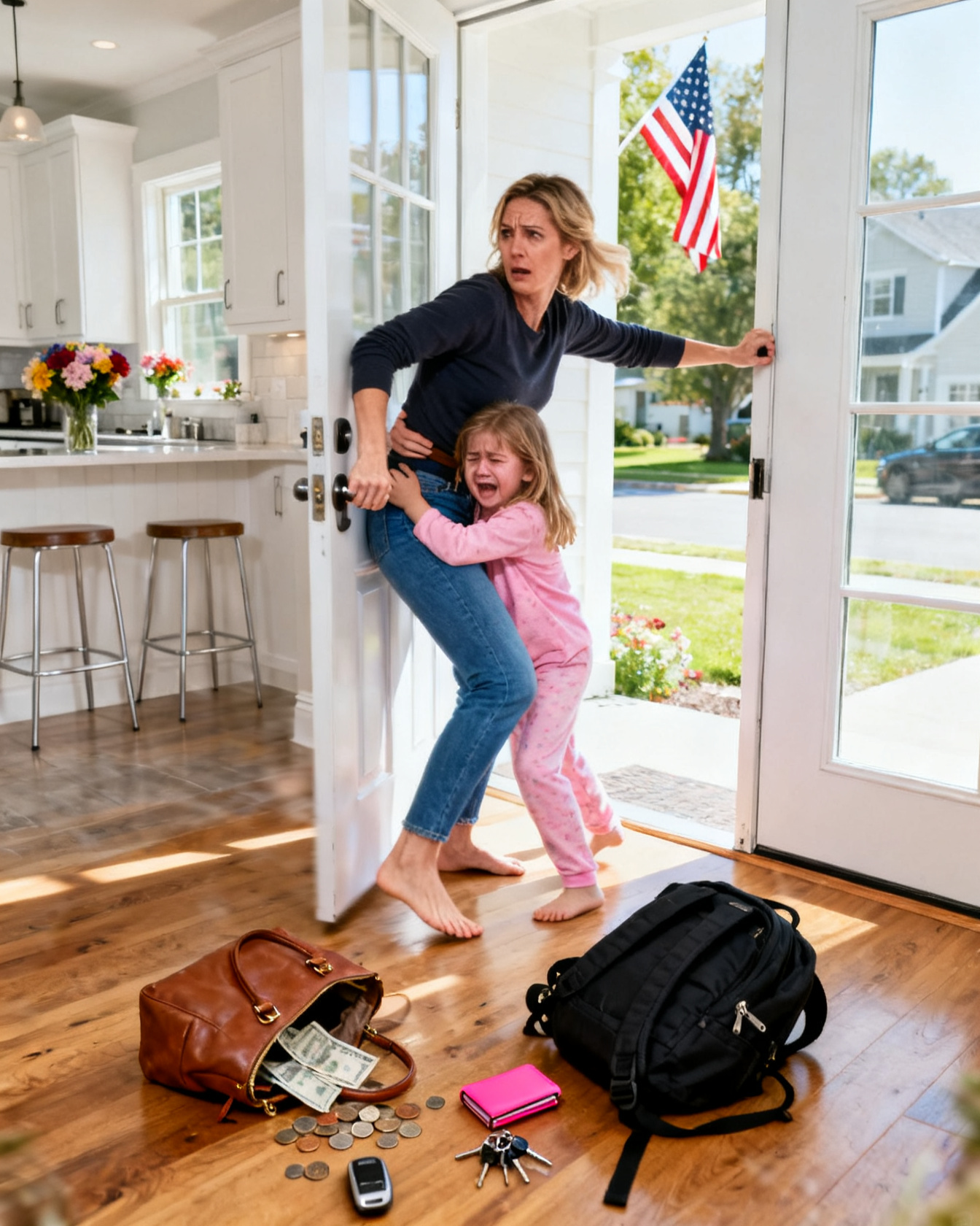 “My husband had just left for his trip when my six-year-old suddenly stopped walking and said, ‘Mom, we can’t go home.’ The fear in his voice made me listen. When he told me what he’d heard his father say on the phone, my heart went cold. I didn’t wait for proof. I trusted him… and that choice changed everything.”