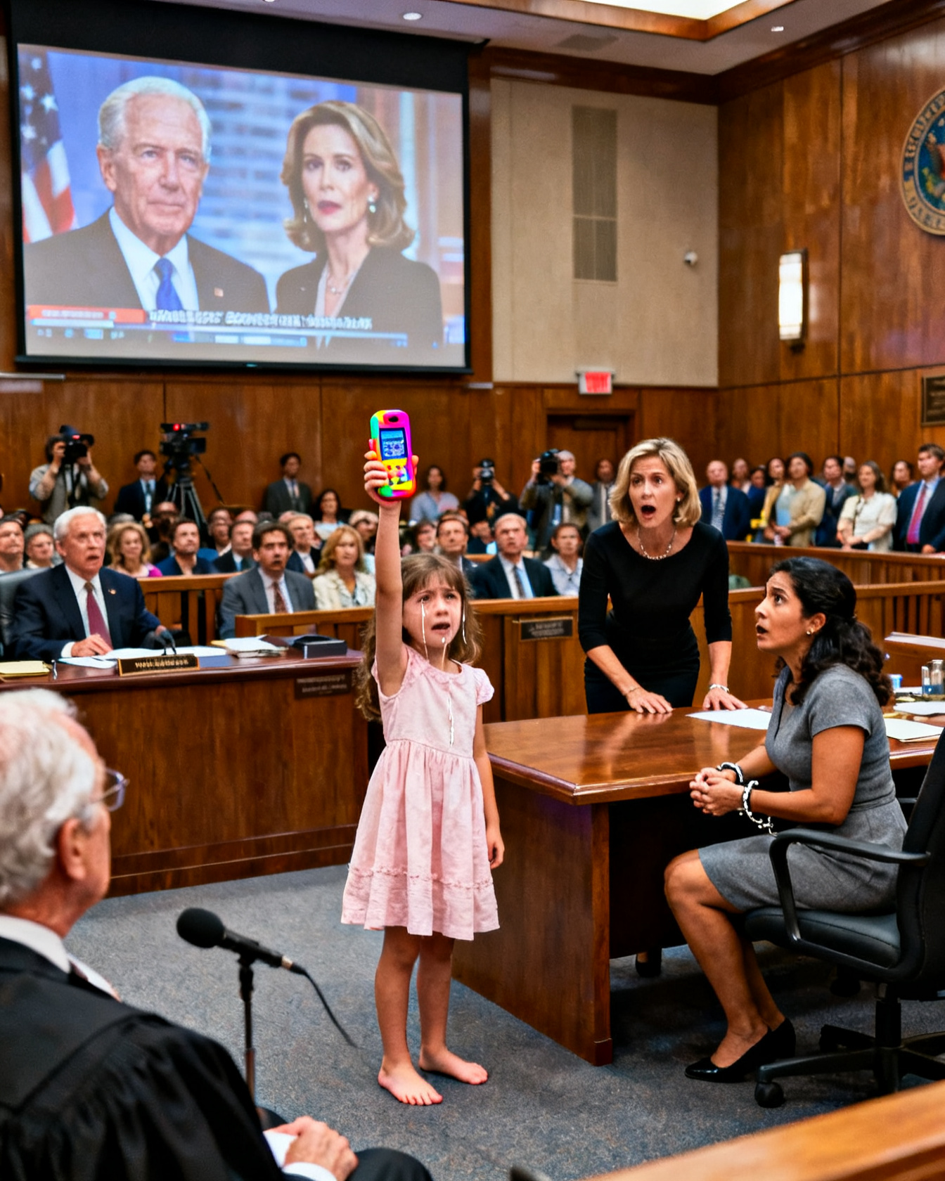 “My Nanny Didn’t K:ill My Father!”: The Day an Eight-Year-Old Girl Ran Barefoot Into Court and Exposed the Perfect Widow
