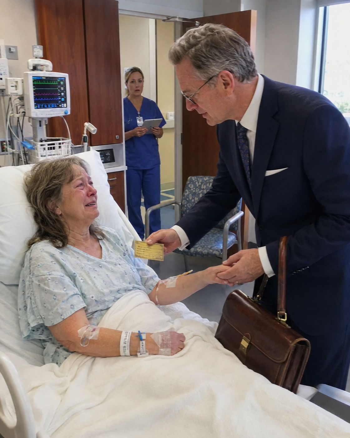I woke up from surgery alone. The nurse said, “Your children left. They said the parking was too expensive.”