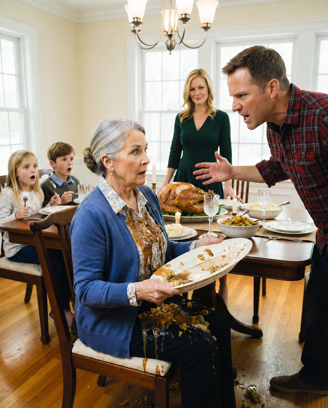 My Son Threw Thanksgiving Dinner at Me and Tried to Take My Home—Three Months Later, He Came Knocking on My New Door, But This Time I Was the One Who Decided Who Belonged Inside
