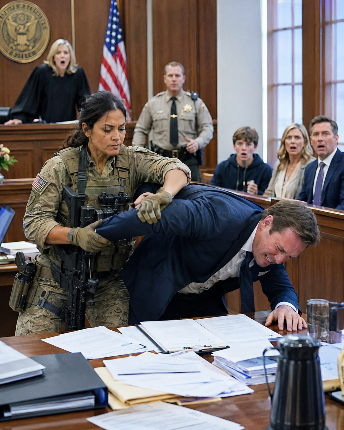 The Navy Officer Who Walked Into Family Court Ready To Fight-heyily