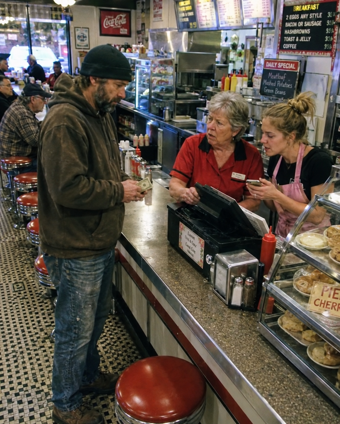 Undercover Owner Visits His Diner — Overhears Cashiers Saying the Shocking Truth About Him