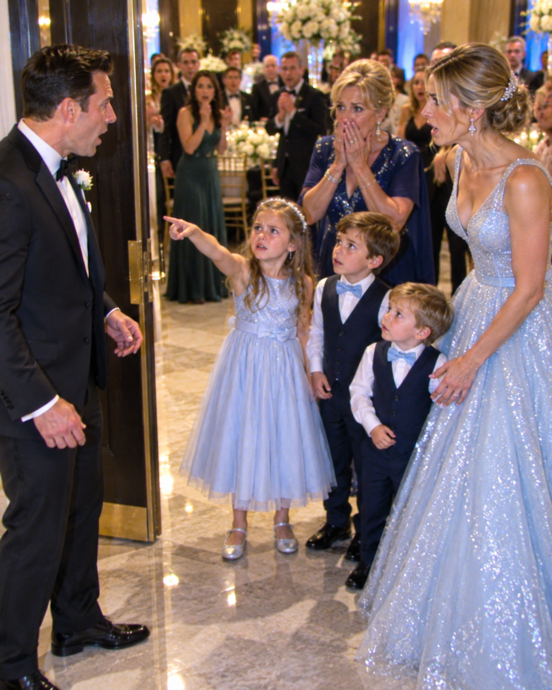 Part 2: My Husband Blamed Me for Eleven Years of Childlessness—Then Three Children Walked Into His Wedding.