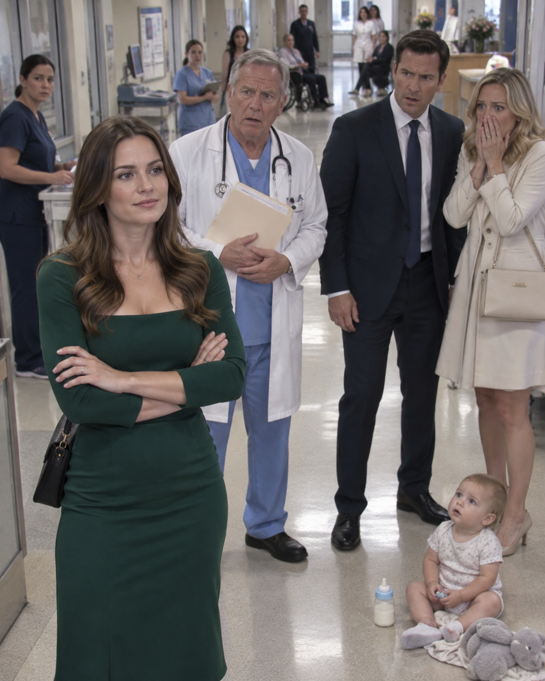 A year after our divorce, I ran into my ex-husband at the hospital. He looked me straight in the eyes and smirked.