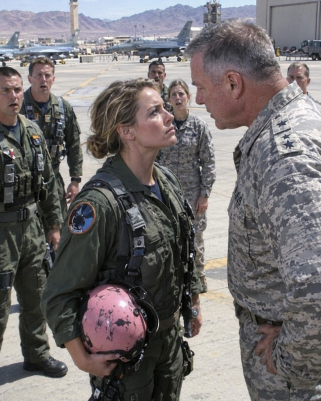 THE UNCOMPROMISING FLIGHT OF THE DESERT GHOST: HOW AN UNDERESTIMATED VETERAN IN A SCUFFED PINK HELMET AND AN OBSOLETE F-15E REDEFINED EXCELLENCE AT NELLIS AIR FORCE BASE THROUGH UNYIELDING SKILL, RAW COURAGE, AND BLACK-OPS MASTERY
