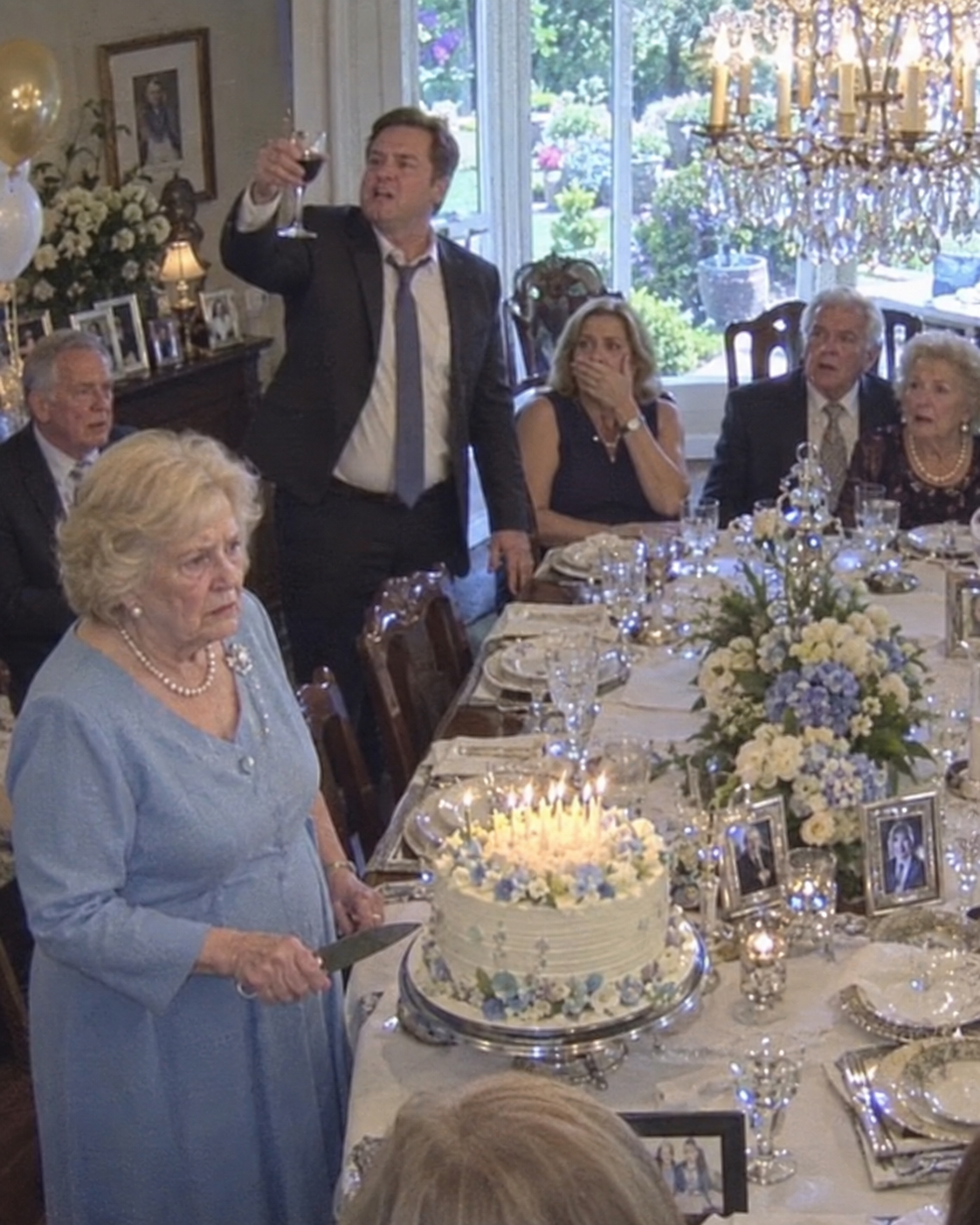 At the dinner for my 86th birthday, my drunk son toasted: “To the old lady who won’t let go of Dad’s inheritance!” — The next day, I updated my will, left $5 million to the gardener, and flew to Monaco… No inheritance for the greedy.