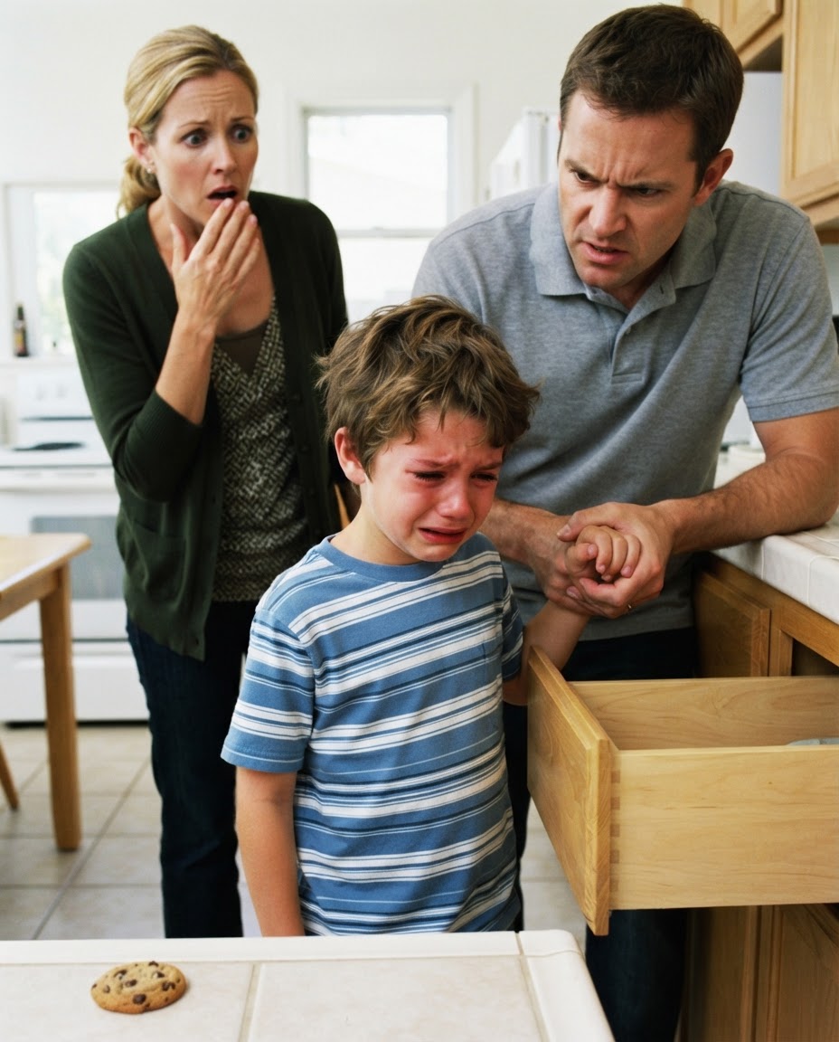 When I was nine, my stepfather slammed my hand in a drawer because I took a cookie before dinner. Two of my fingers swelled purple while he stood there yelling about “discipline.” The cookie was still on the floor beside my bare feet. I waited until he turned away, then kicked it under the refrigerator where I knew my mother would find the b/lood beside it.