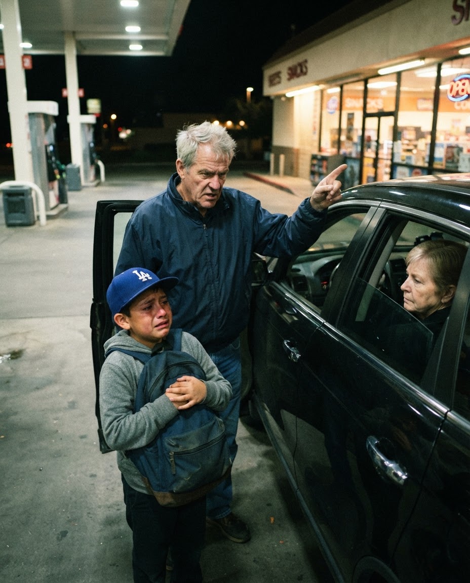 PART 2  My father got out of the driver’s seat.  He opened the back door, pulled Mateo out by the arm, and set him on the curb by the air pump.